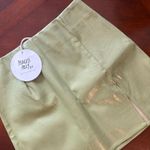 Princess Polly Good Vibes Mini Skirt Green Faux Crocodile Photo 1