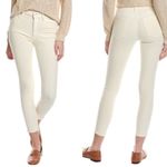 MOTHER High Waisted Looker Ankle Jeans Second Chance Antique White Sz 27 Skinny Photo 1