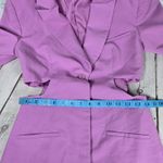 ZARA XS Purple Blazer Dress Cut Out Sides Career Party Chic Trendy Photo 7