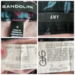 Bandolino Amy Black Pink Floral High Rise Slim Fit Jeans Women's Plus Size 18 Photo 6