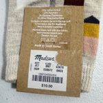 Madewell  Womens Ankle Socks 5 Pair Geometric Stripe Sparkle One Size OLDSTOCK Photo 1