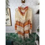 POL Hooded Knit Fringe Sweater - Size - Large Photo 2