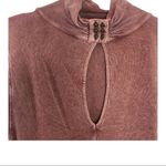 Free People  long sleeve blouse size medium work out gym mock neck athleisure Photo 2