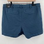 Kut From The Kloth Shorts Size 16 Trouser Blue Cotton Stretch NWT Summer Casual Photo 1