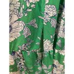 easel Size 1X  Los Angeles Floral Print Tiered Maxi Dress in Green Photo 7