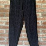 Athleta Brooklyn Jogger Pants Women’s 8 Blue Black Snakeskin Print Photo 1