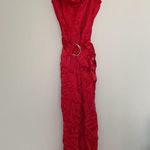 Karina Grimaldi Rocio Solid Jumpsuit in Red  Small Photo 3