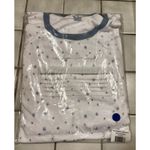 Lake Pajamas Pima Weekend Long Short Set Blue Snowflake XL New NWT Photo 1