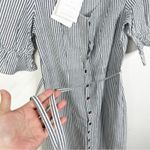 Christy Dawn NEW The Lennon Dress in Pewter Stripe Short Sleeve Midi Length XS Photo 12