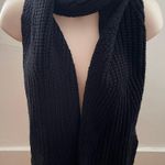 Rebecca Minkoff NWT Traveling Rib Black Knit Scarf, size 76x10” Photo 0