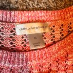 Christopher & Banks XL Pink Ombre Knit Sweater Lightweight Pullover Top Photo 2