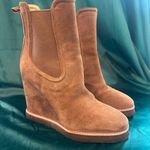 Veronica Beard  Carmel suede wedge boots size 10 Photo 1