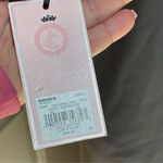 Juicy Couture Gray Shoulders Cut outs V-Neck Top with rhinestones Sz L Photo 11