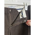 Gap Y2K  Chocolate Brown Corduroy Cropped Pants Size 8 Fall 2004 Stretch Photo 4