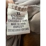 Maxi Ribbed Body Con Dress Women XL Neutral Coquette Soft Flattering Western Photo 5