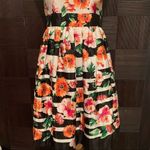 Saks 5th Avenue Saks Fifth Avenue RED floral and stripe dress Photo 1