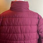 Wild Fable  burgundy berry red lining puffer zip up jacket Photo 11