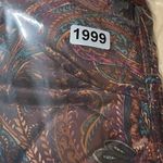 Talbots Jackets Womens S Petite Quilted Paisley Corduroy trim art to wear boho Photo 12