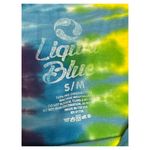 Liquid Blue Tie-dye T-shirt Dress Photo 2