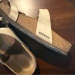 Birkenstock  Womens Mayari Birko-Flor Grace‎ Pearl White GUC Size 39 US 7/8 Boho Photo 6