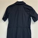 STAUD  Ludo Wide‎ Leg Jumpsuit Black Cotton Spandex Utility Size Large Photo 5