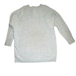 Pink Rose  Women's Gray Ribbed Sweater Photo 4