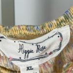 Hippie Rose  XL Extra Large Boho Floral Cottagecore Crop Tank Top Hippie Festival Photo 3