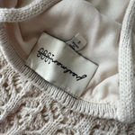 Women's freshman 1996 Beige Knit Skirt Set S Photo 6