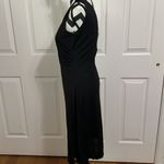 Ralph Lauren Lauren  Black Faux Wrap Dress Photo 2