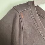 Eileen Fisher  Organic Cotton Stretch Jersey Dress - Grey Size XS Photo 3