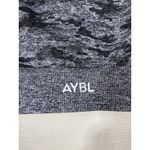 AYBL  Evolve Seamless Camo Long Sleeve Crop Top Sz S Black Gray Compression‎ Photo 7
