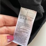 Old Navy Dress Womens Small Black Cap Sleeve Button Up Belted Midi Shirt Utility Photo 3