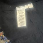 Loft women’s blue Navy Floral print blazer size 6 ,97% cotton long sleeve Photo 7