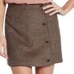 prAna ✨ Wool Blend Nicky Wrap Espresso Brown Mini Skirt✨ Photo 0