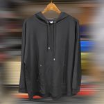 Magaschoni  NWT Black Hoodie Pullover Photo 1