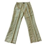 Vintage Carole Little Linen Pant Suit Green Size 8 Photo 8