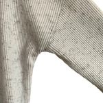 Dylan Cowl Neck Speckled Long Sleeve Ribbed Cozy Sweater in Grey Small Photo 5