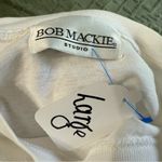 Bob Mackie  Studio Vintage White Star T-Shirt Photo 3