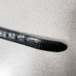 Brighton Vtg Leather Belt M/L 32 Black Croc Embossed Mixed Metal Buckle 1" Dress Photo 5