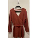 superdown Dusty Rose Kina Wrap Sweater Mini Dress Photo 4