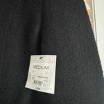 Liz Claiborne Women's Black Boucle Faux Fur Hooded Wool Blend SwingCoat Jacket size Medium Photo 3