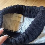 Black and White Striped Sweater Photo 1