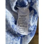 Surf Gypsy  Womens Medium Faux Wrap Top Blue Snakeskin Photo 6