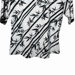 Tail Womens Golf Polo Top Size M Bamboo Stripe Black White Quarter Zip Stretch Size M Photo 6