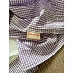 Rungolee Jacqueline Dress Womens XL Purple Gingham Midi Ruffle Cottagecore NWT Photo 6