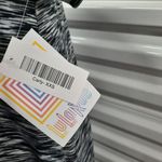 LuLaRoe  Carly T-shirt Dress Women's Size XXS Black Asymmetrical Oversized Fit Photo 9