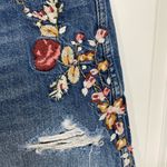 Abercrombie & Fitch  Floral Embroidered Distressed  Skirt - Boho Chic size 26 Photo 2