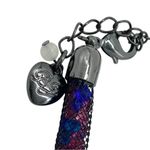 Betsey Johnson  Dark Shadows Blue Mesh Bow Necklace Photo 3