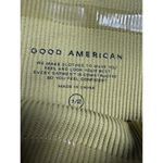 Good American  S M 1/2 Chartreuse animal print leggings pull on yellow green Photo 2