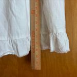 Aerie  Linen Flutter Mini Dress white‎ medium baby doll Photo 5